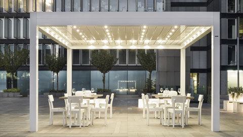 Gibus bioklimatische Pergola - Twist